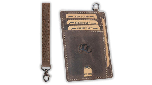 leather wallet wristlet