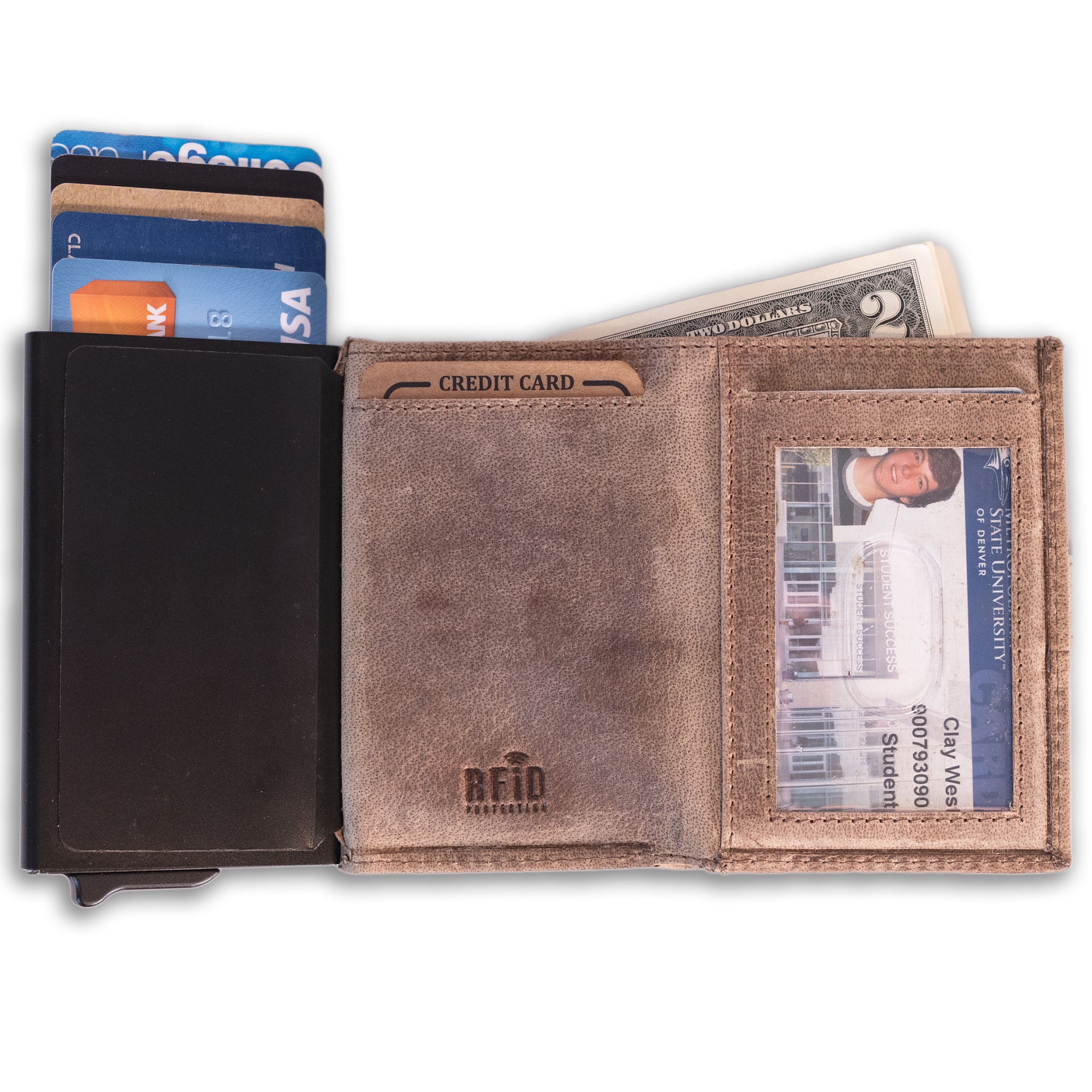 Automatic Pop-Up Bifold Wallet