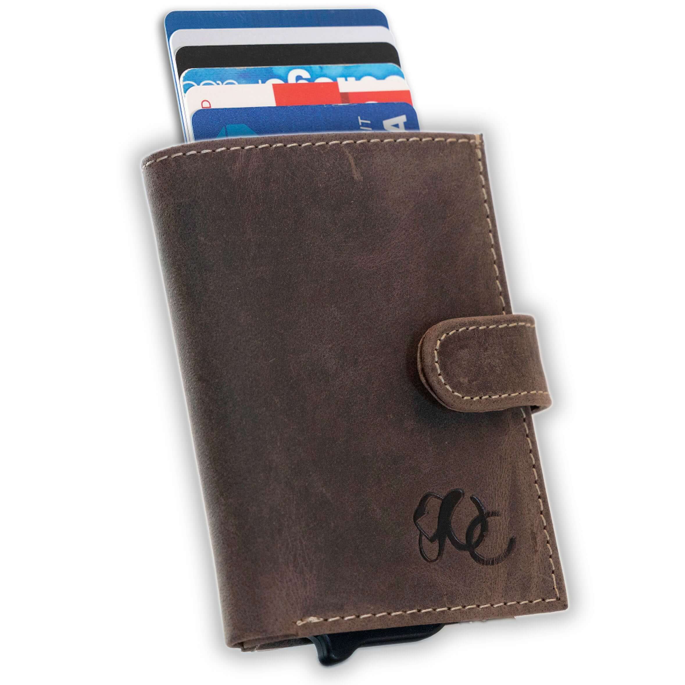 Auto Pop-Up Bifold Wallet | Modern RFID Leather Design – UC Leather Company