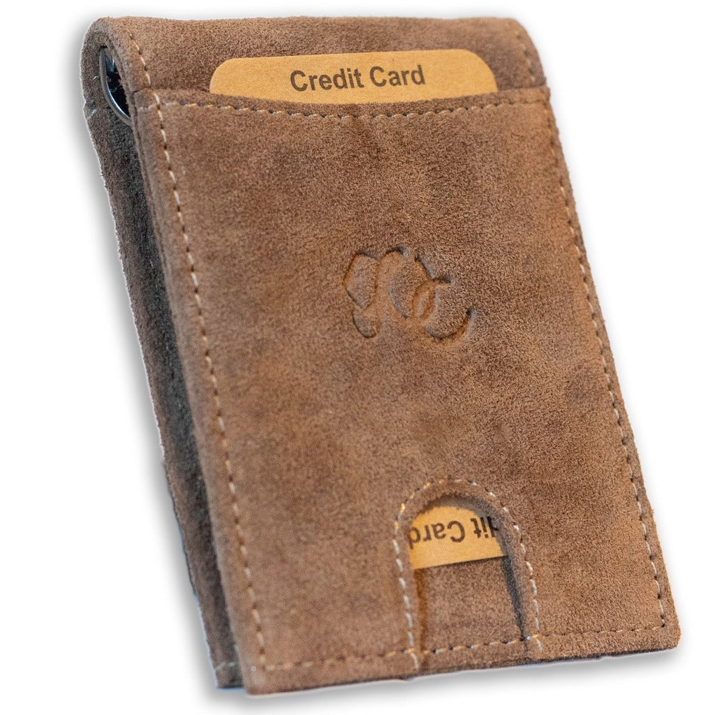 Allen Edmonds Bifold Leather Wallet with Money Clip