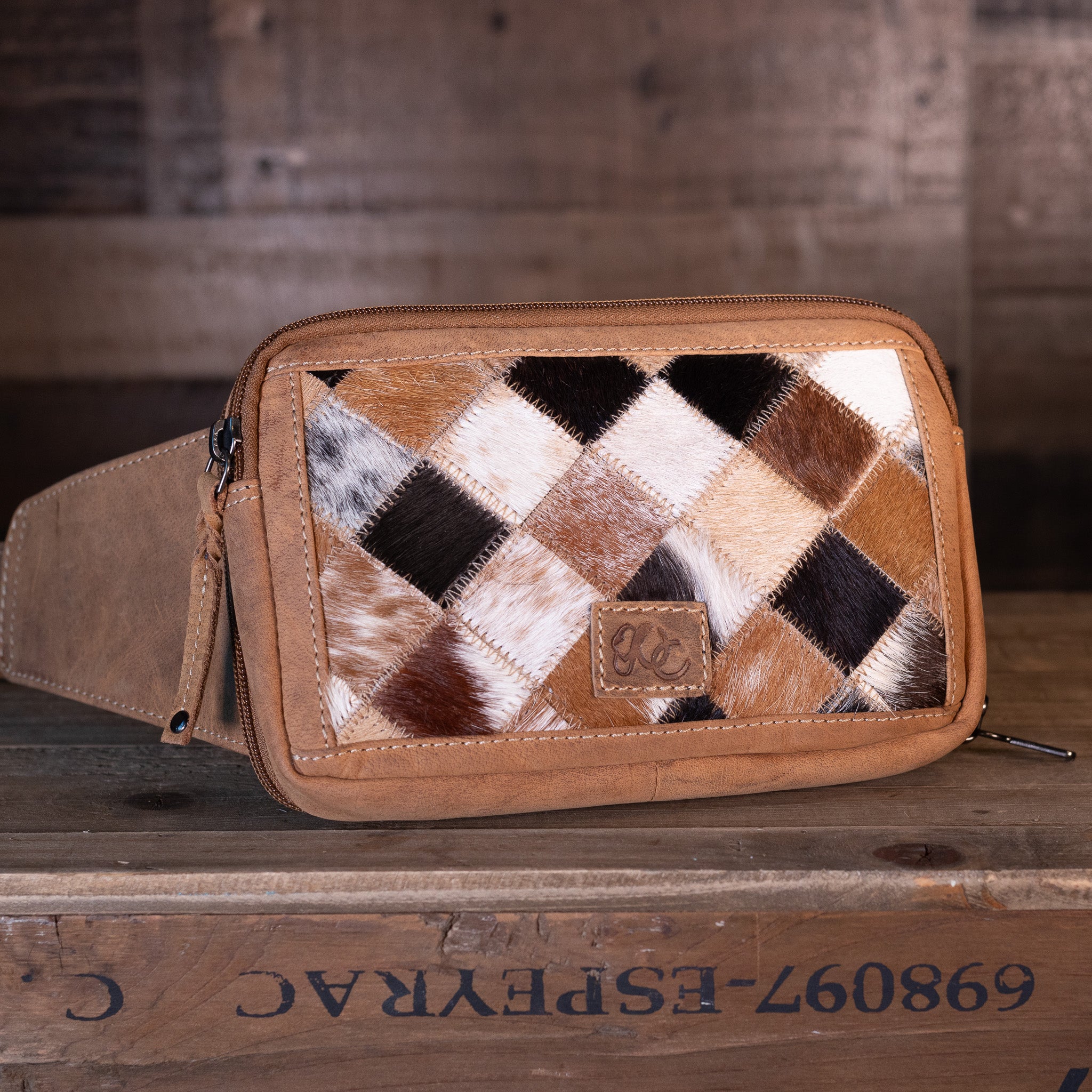 Patchwork Monte crossbody conceal to carry purse