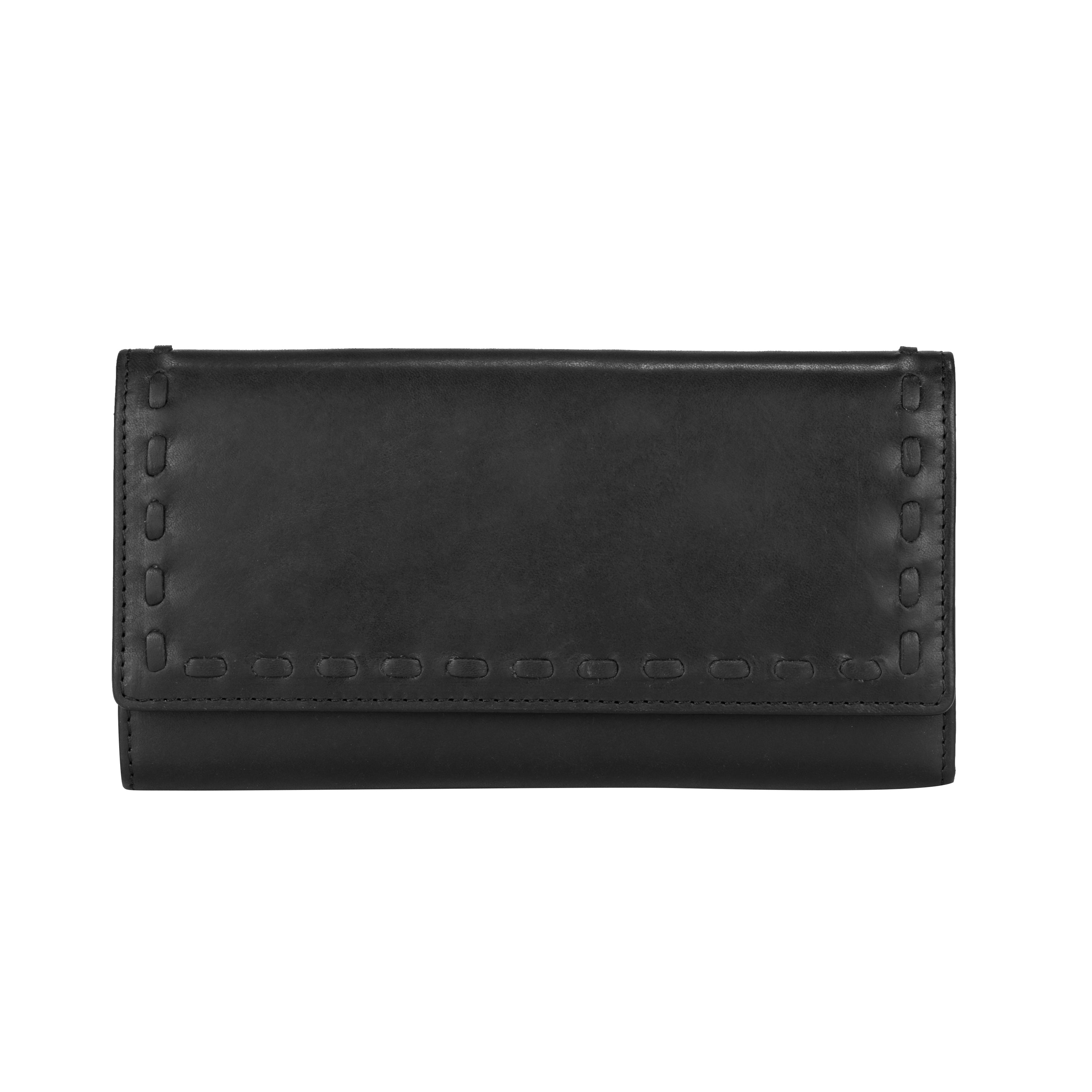 RFID Leather Laced Wallet Secure Handcrafted – UC Leather Company