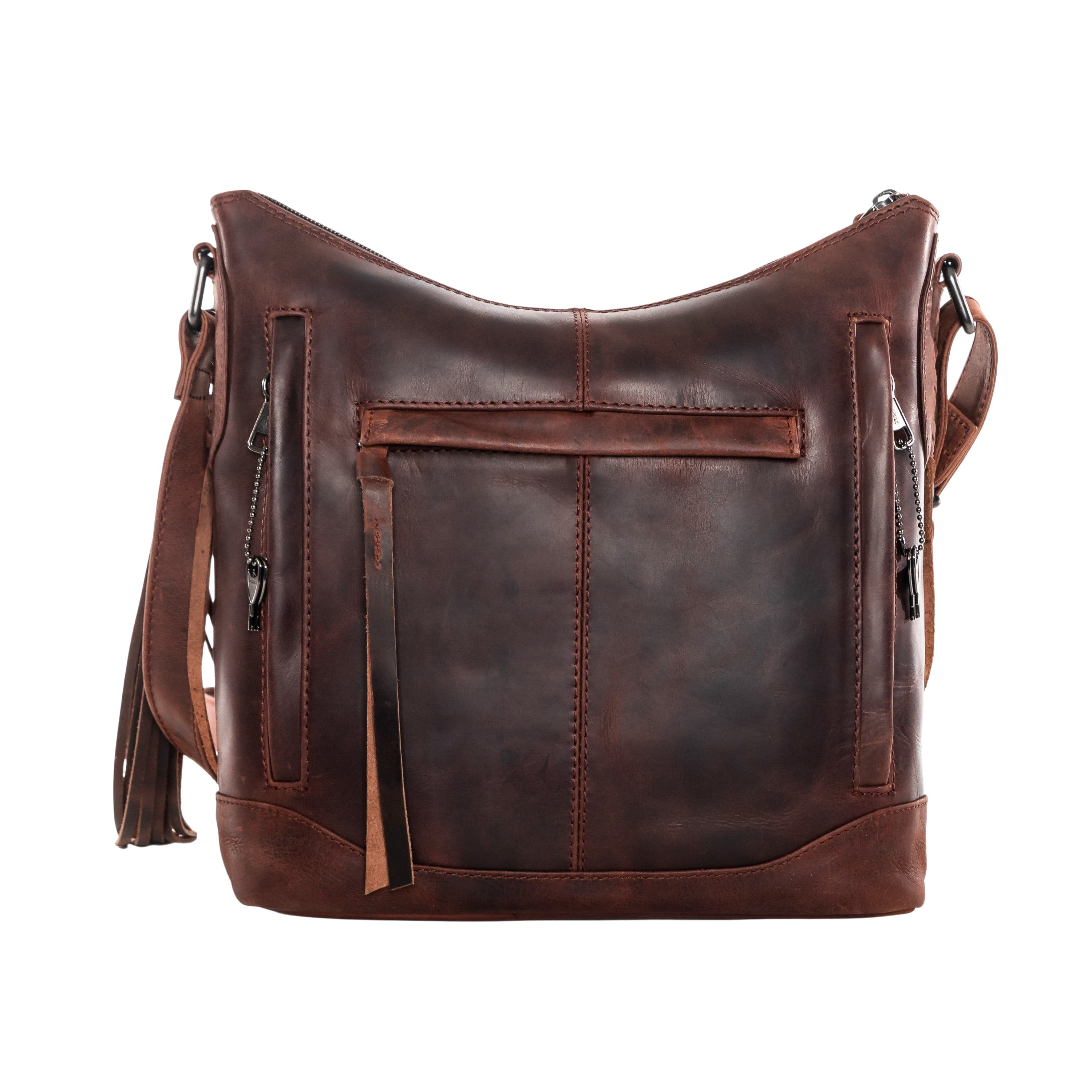 Present Concealed Black Leather Purse | Concealed Carry Crossbody Purse for Women – UC ...