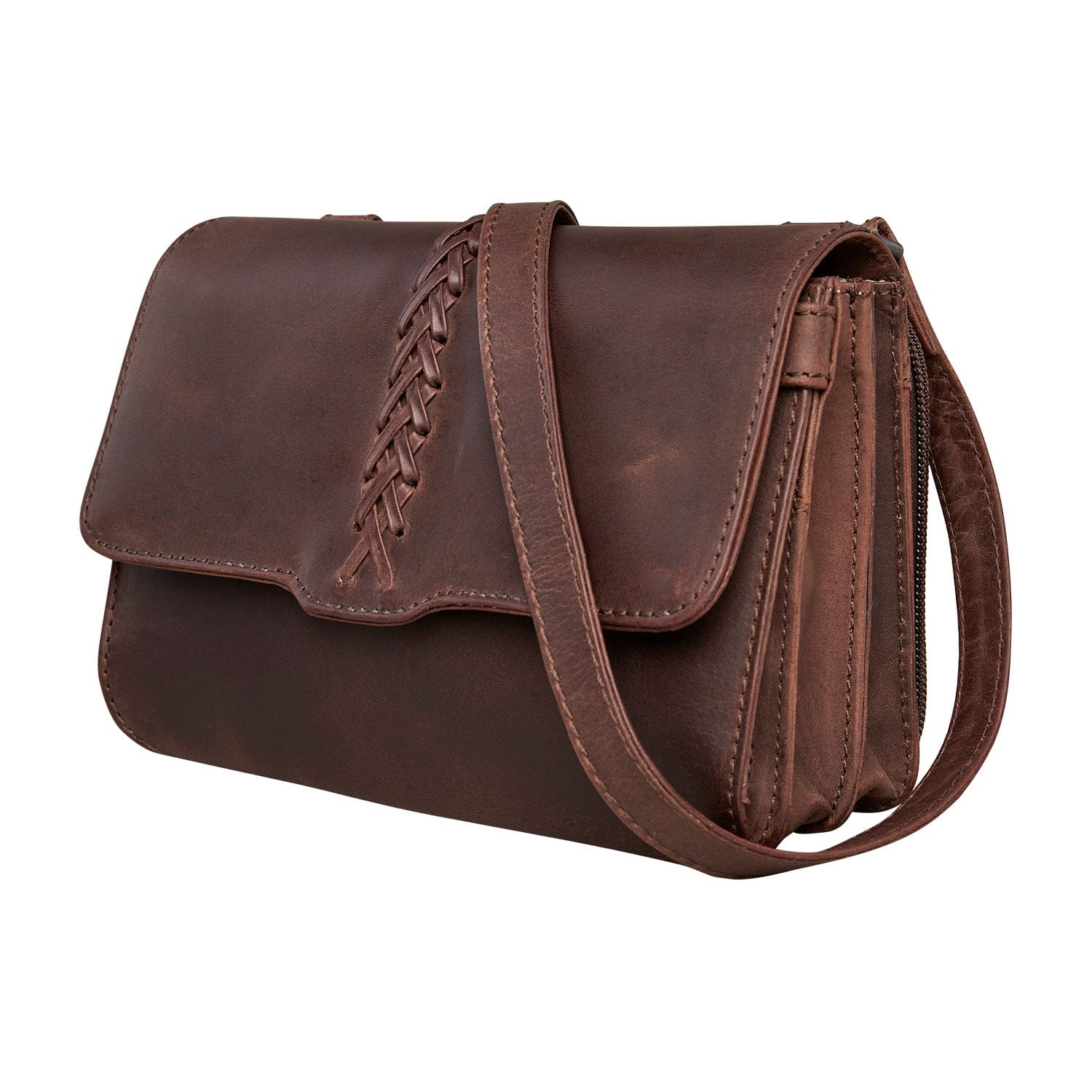 Women's Quilted Crossbody Bag With Chain Strap - Small Leather Purse For Daily Use