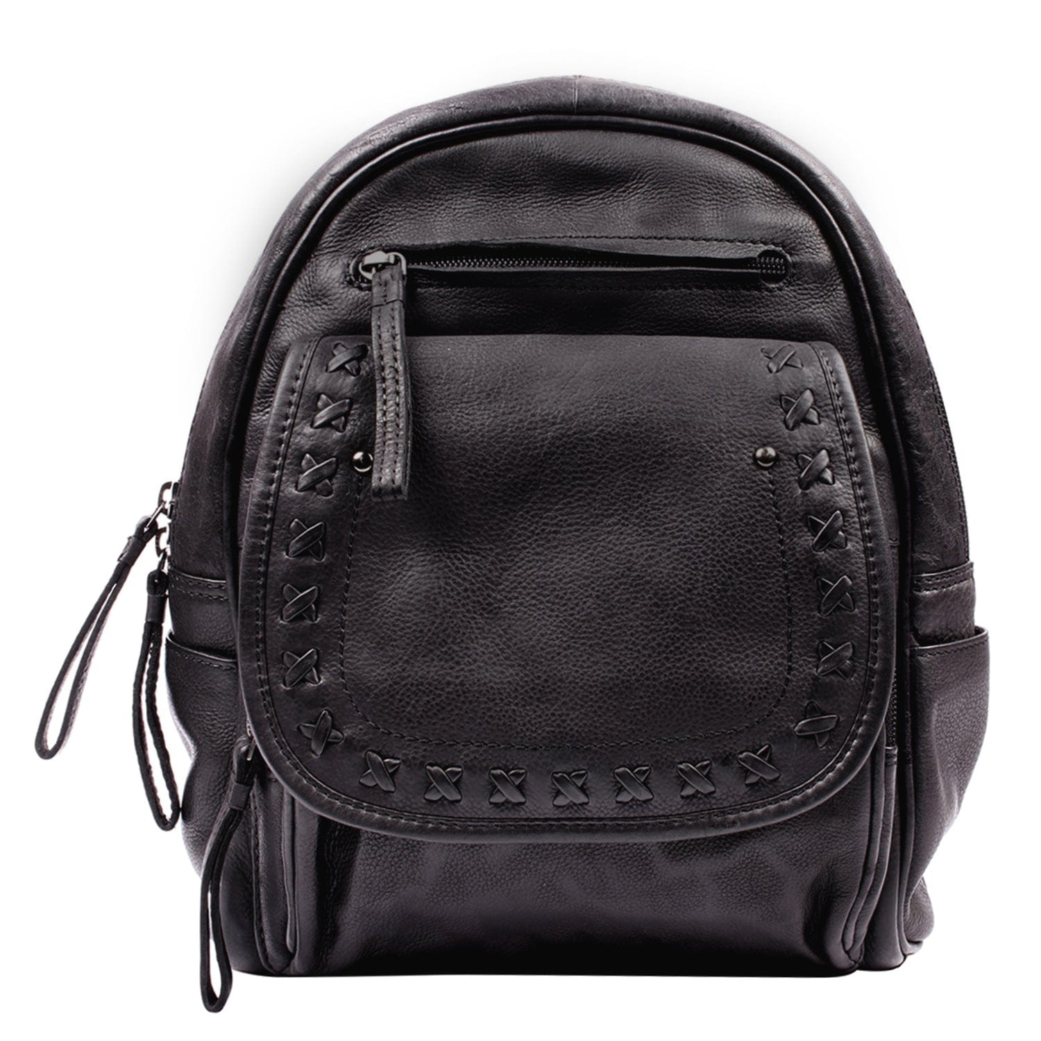 daisy backpack leather Concealed Carry RFID Daisy Leather Backpack by Lady Conceal Black