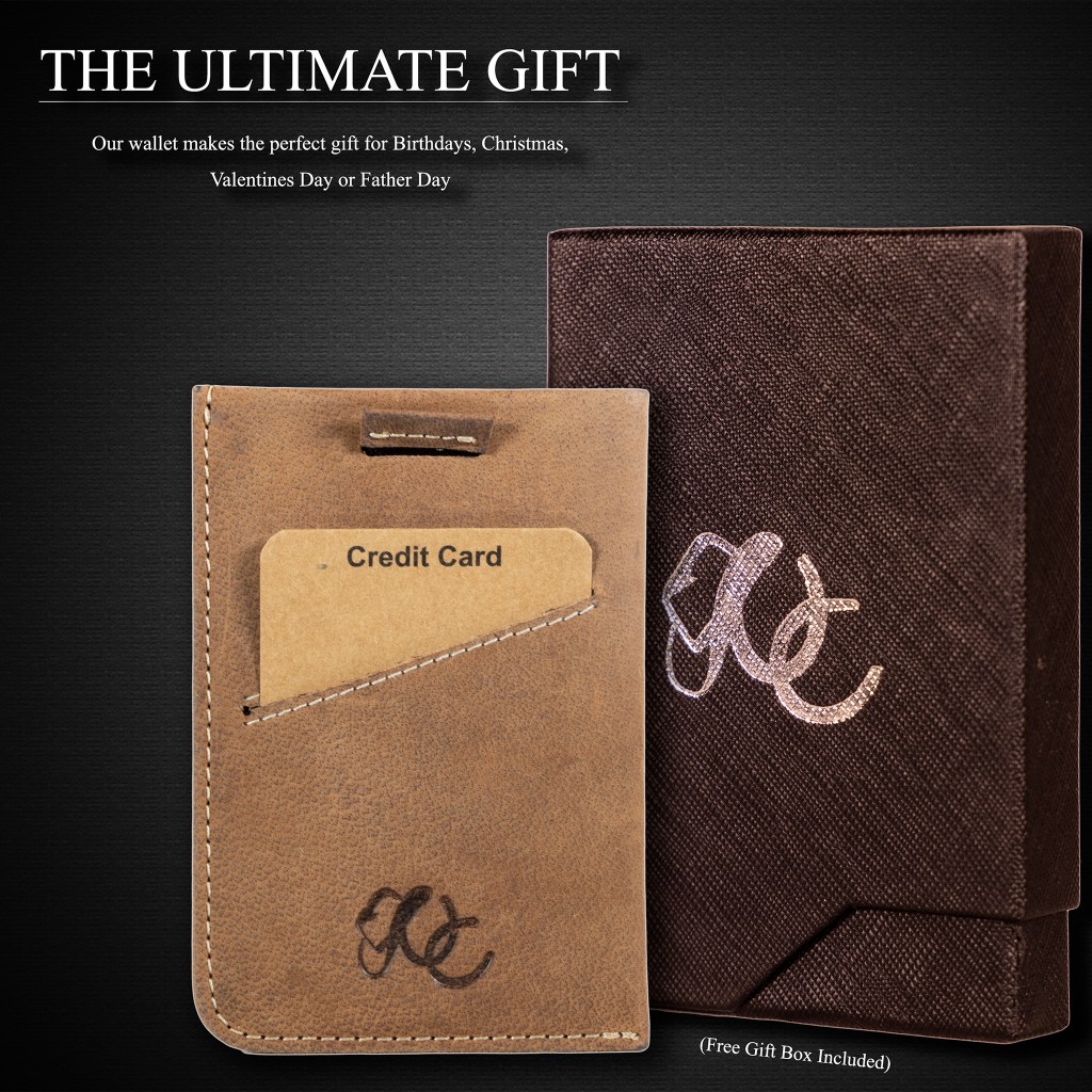 Front Pocket Card Sleeve | Slim Minimalist Wallet UC Leather Company Front Pocket Card Sleeve | Slim Minimalist Wallet UC Leather Company