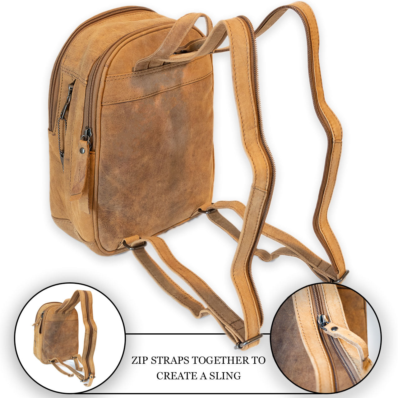 c&c leather backpack Daisy Conceal Carry Backpack by UC Leather